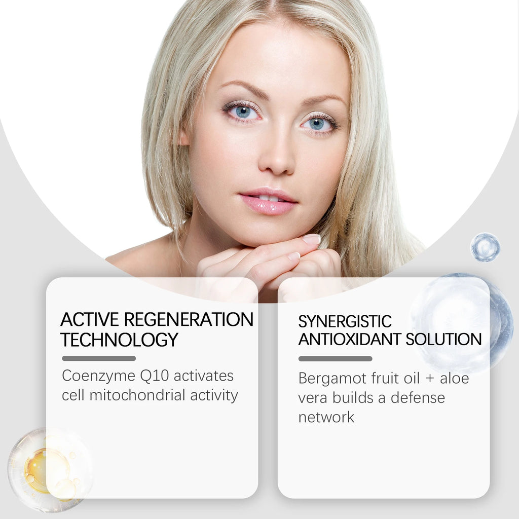 Face & Neck Firming Serum Deep Nourish Fade Fine Lines Lifting Tighten Skin Topical Co-Enzyme Q10 Universal Anti-Aging Serum Oasis Select