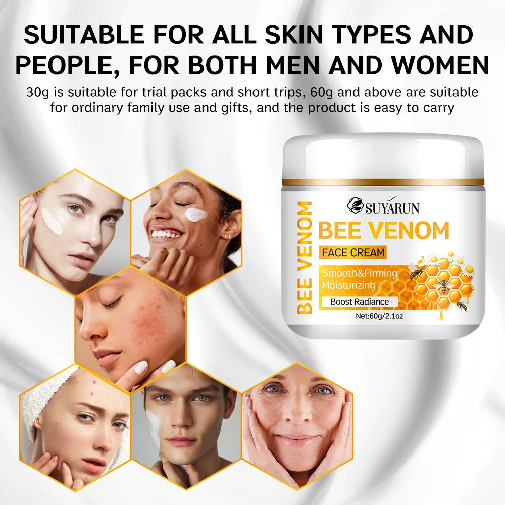 SUYARUN Bee Venom Cream – Anti-Aging Moisturizer with Aloe Anti-Aging Face Cream Oasis Select