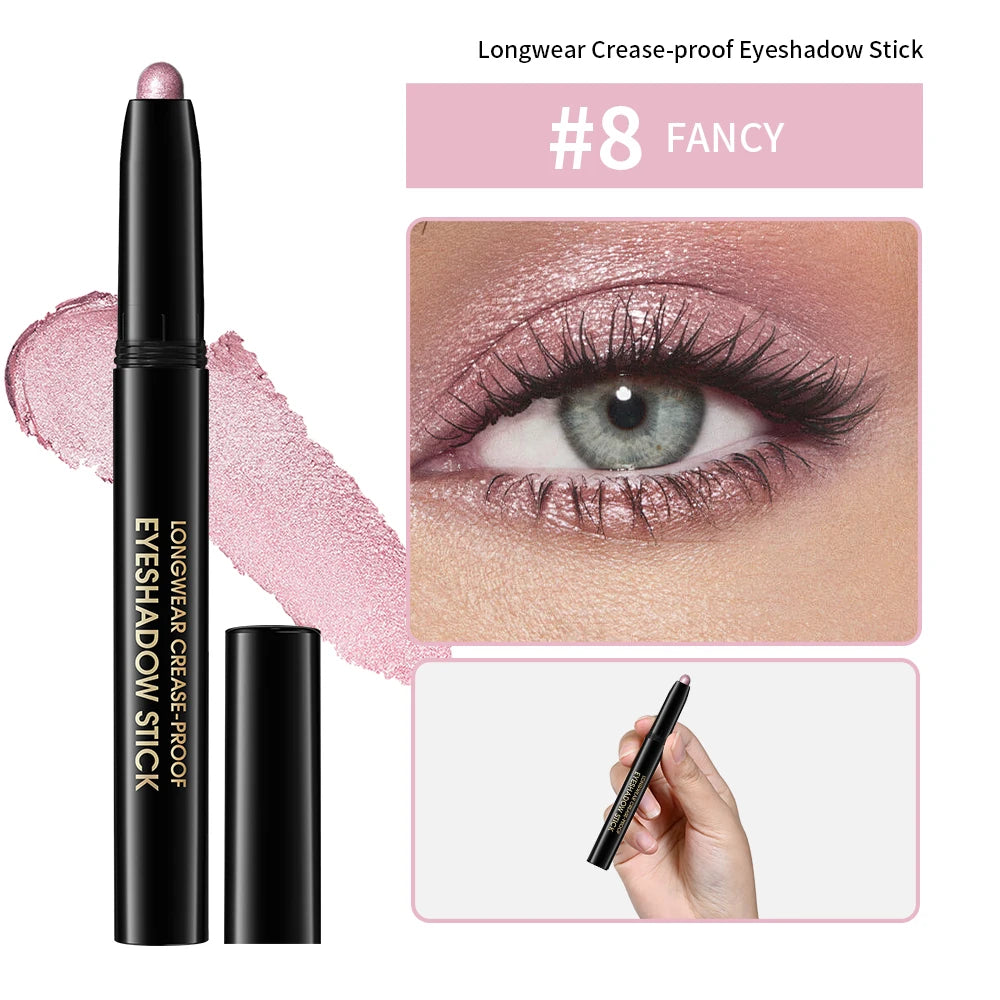 Pearlescent Glitter Eyeliner Pencil – 26 Shades, Waterproof