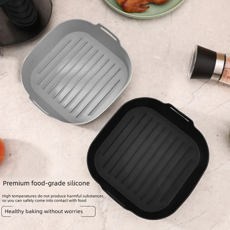Air Fryer Silicone Baking Tray for Home Baking Easy To Clean Baking Tray Modern Minimalist Kitchen Supplies Oasis Select