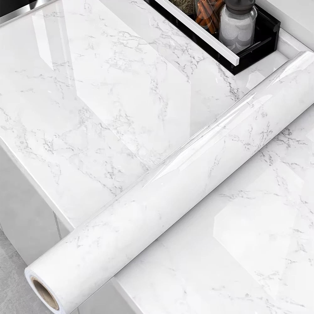 Peel & Stick Tile Wallpaper – Waterproof PVC Kitchen Sticker