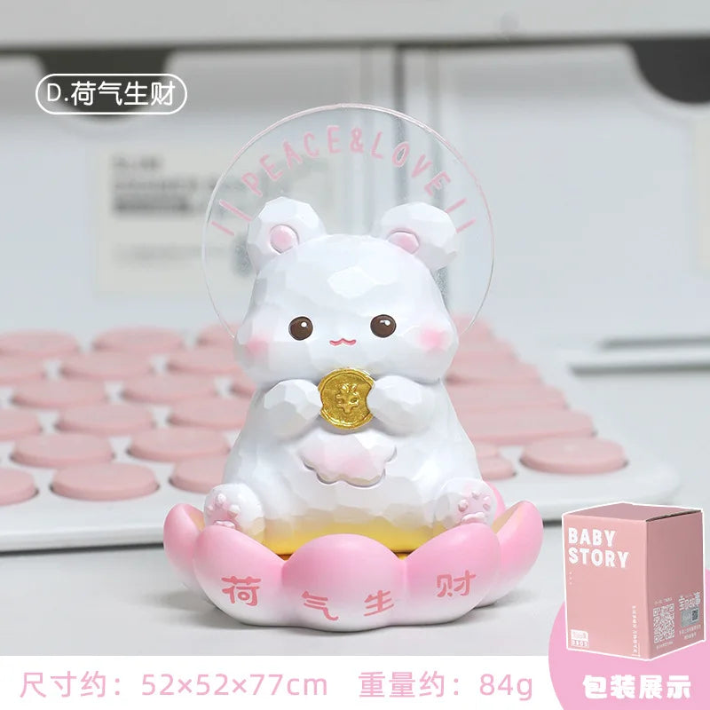 Decompress Small Wooden Fish Decoration Office Desktop Mood Healing Good Lovely Buddha Wooden Fish Beating Small Gifts Oasis Select J