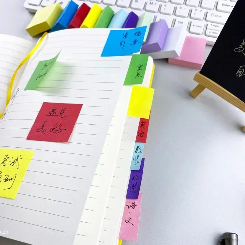 2025 11 Pcs Fluorescent Color Sticky Note Posted It Note Pads Stickers Planner Sticker Notepad Memo Pad School Office Supplies Oasis Select