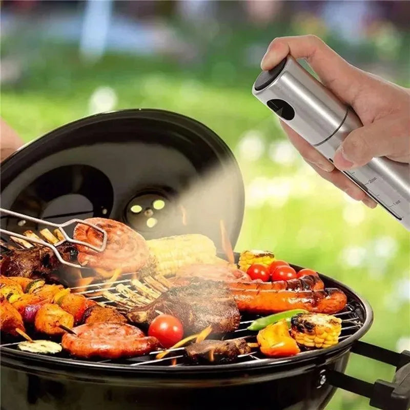 1pcs Practical Stainless Steel Spray Bottle Soy Sauce Vinegar Spray Portable Durable High Beauty Kitchen Good Oasis Select
