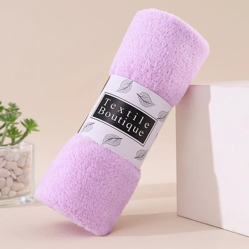 1pcs Simple Absorbent Quick Drying Bath Towel Sets Soft Adults Face Hand Towels Bathroom Microfiber Comefor Swim Bath Towels Oasis Select purple