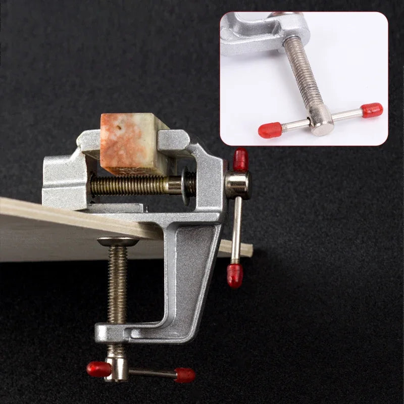 3.5" Aluminum Mini Bench Vise – Jewelers Hobby Clamp Tool