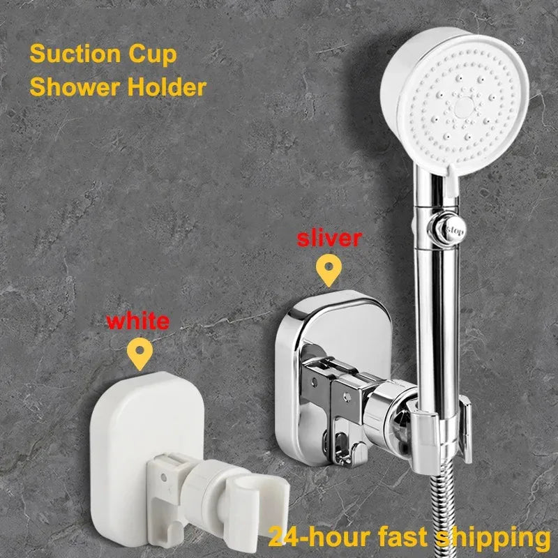 360° Adjustable Shower Head Holder Suction Cup Wall Mount Shower Head Holder Oasis Select