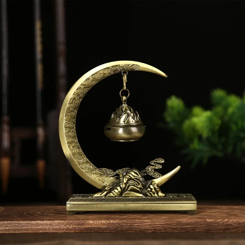 Small Xiangyun Non Stick Powder Pan Goose Pear Tent Fragrance Hainan Agarwood Sandalwood 42pc Pan Fragrance Alloy Incense Burner Oasis Select