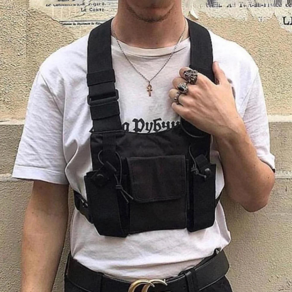 Tactical Chest Rig Bag – Unisex Hip Hop Streetwear Waist Pack