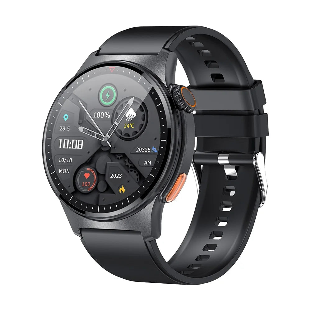 New Smartwatch Men Women 1.39" Blue Tooth Call Sports Tracker Smart Watch GPS Heart Rate Game Waterproof NFC Voice Assistant Oasis Select BSBKS