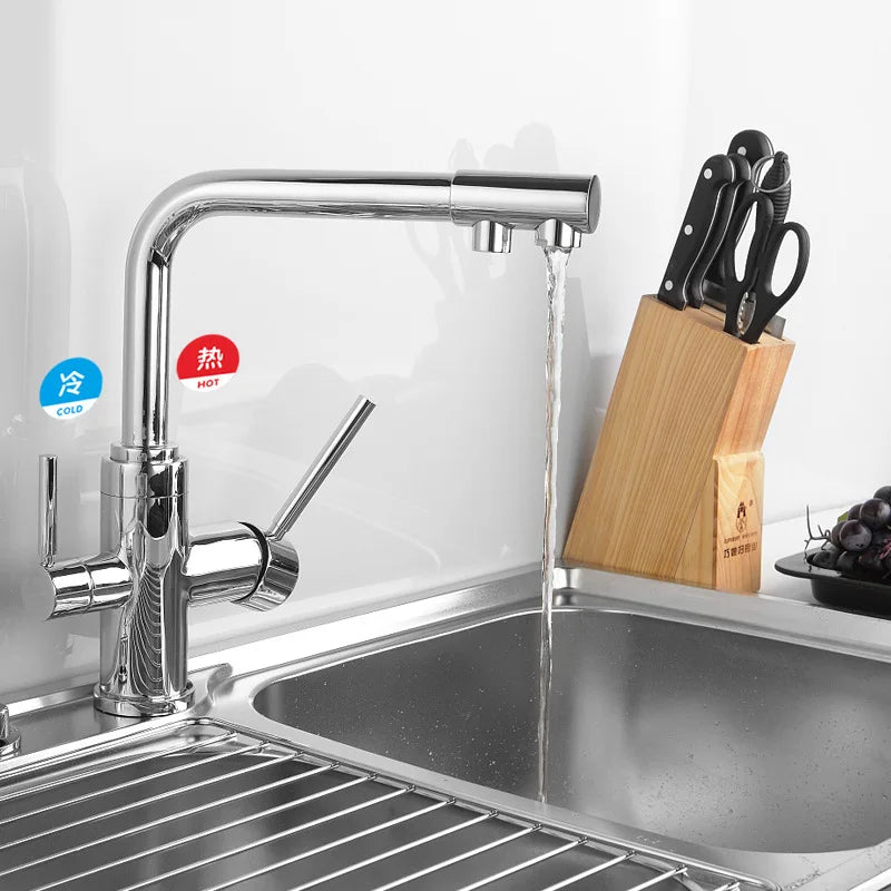 Hot and Cold Signs Round Universal Easy to Use Sticker Self-adhesion Water Signs Label for Kitchen Bathroom Faucets Sink Oasis Select