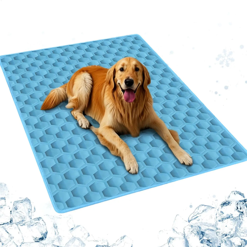 Pet Cooling Mat Summer dog Cold Bed Extra Large For Small Big Dogs Pet Accessories Cat Durable Blanket Sofa Cat Ice Pad Blanket Oasis Select