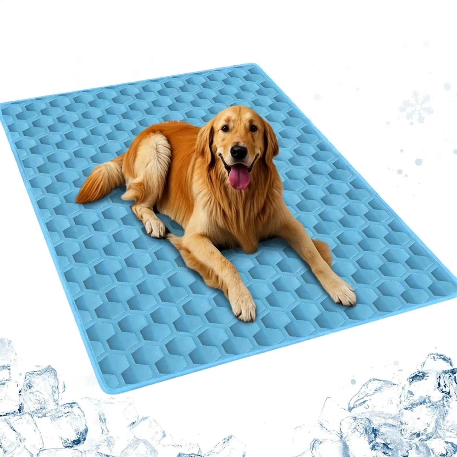 Pet Cooling Mat Summer dog Cold Bed Extra Large For Small Big Dogs Pet Accessories Cat Durable Blanket Sofa Cat Ice Pad Blanket Oasis Select