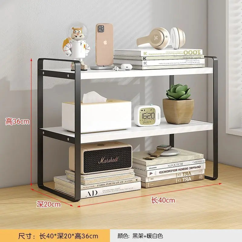 Countertop Kitchen Storage Rack – Layered Cabinet Organizer