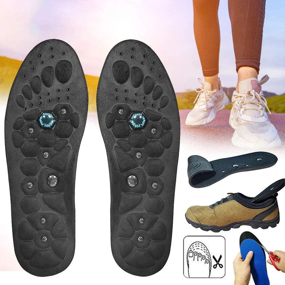 Magnetic Acupressure Shoe Insoles | Reflexology Foot Massage