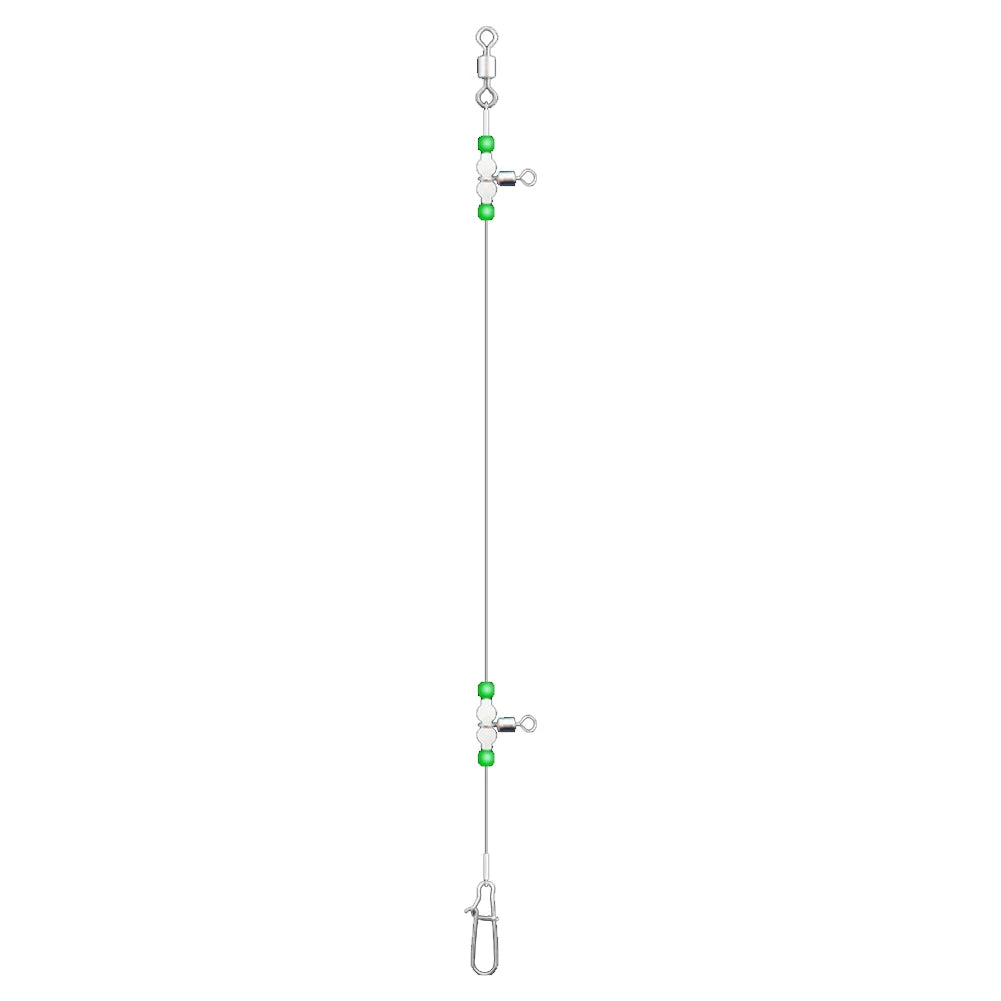 Night Glow Fishing Leaders with Swivels & Snaps | Saltwater & Freshwater Fishing Leader Set Oasis Select 110cm spain