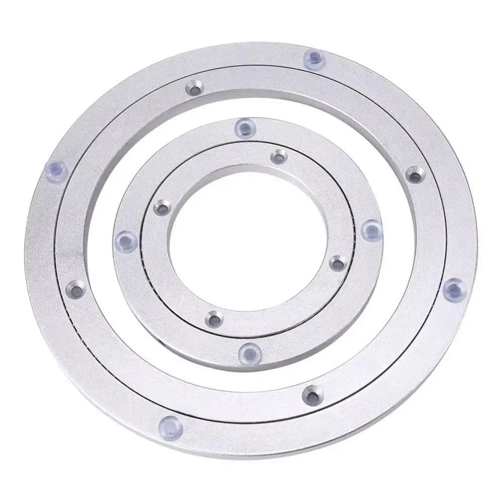 New Rotating Bearing Turntable Round Heavy Duty Bearing Plate Base Rust Resistant Smooth Table Turntable Kitchen Hardware Oasis Select