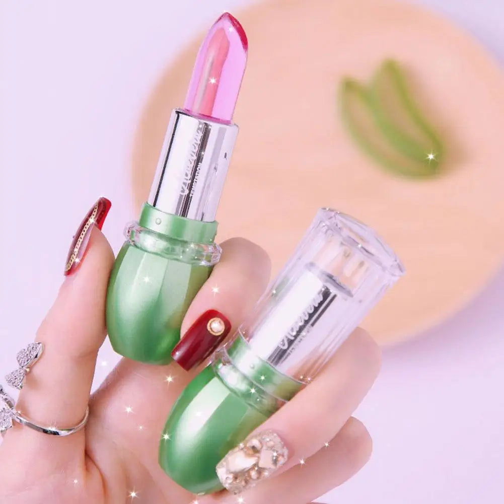 Crystal Jelly Color-Changing Lipstick & Moisturizing Lip Balm Color-Changing Lipstick Oasis Select
