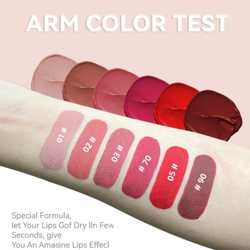 3-piece Set Make Up Velvet Lip Gloss Lipstick Matte Woman Makeup Long-lasting Waterproof Cosmetics Lips Glosses Beauty Tint Oasis Select