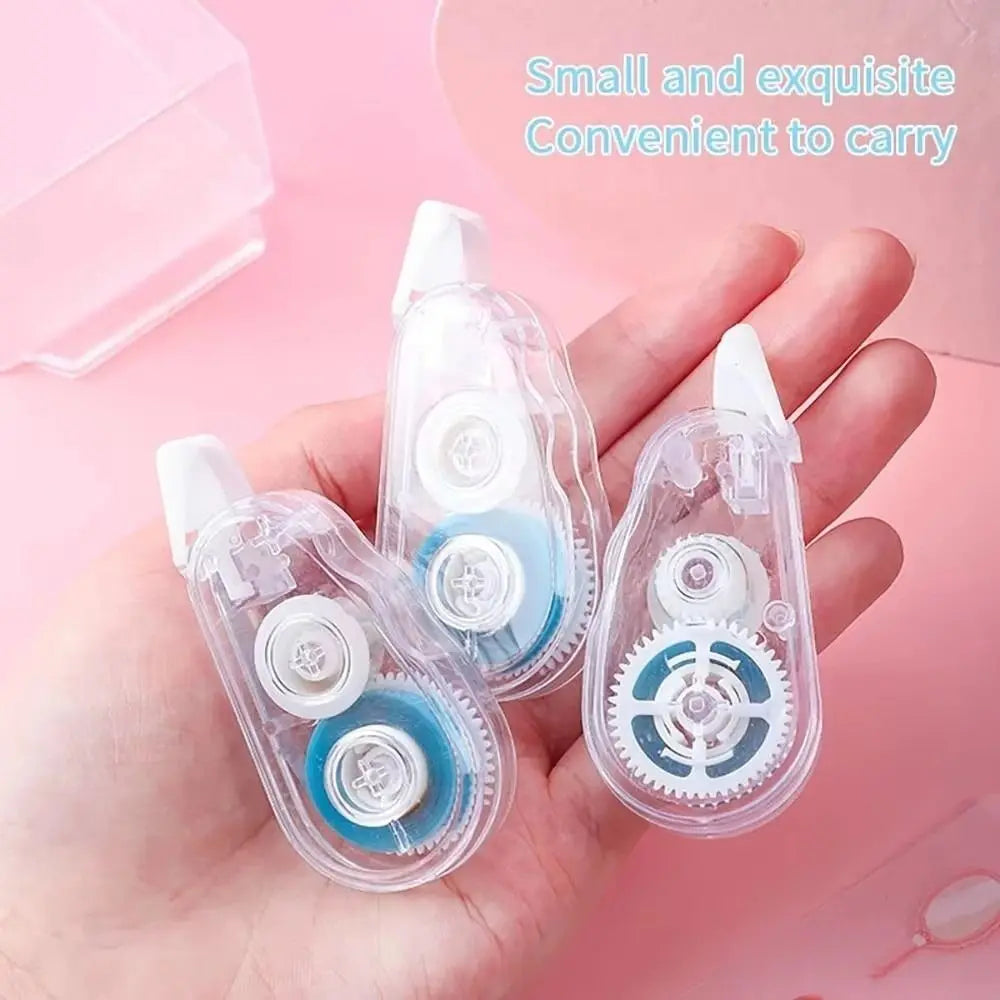 4Pcs/Set DIY Dot Glue Roller Tapes Stationery 5m Sticky Dot Glue Tapes Minimalistic Portable Double Sided Adhesive Tape Oasis Select