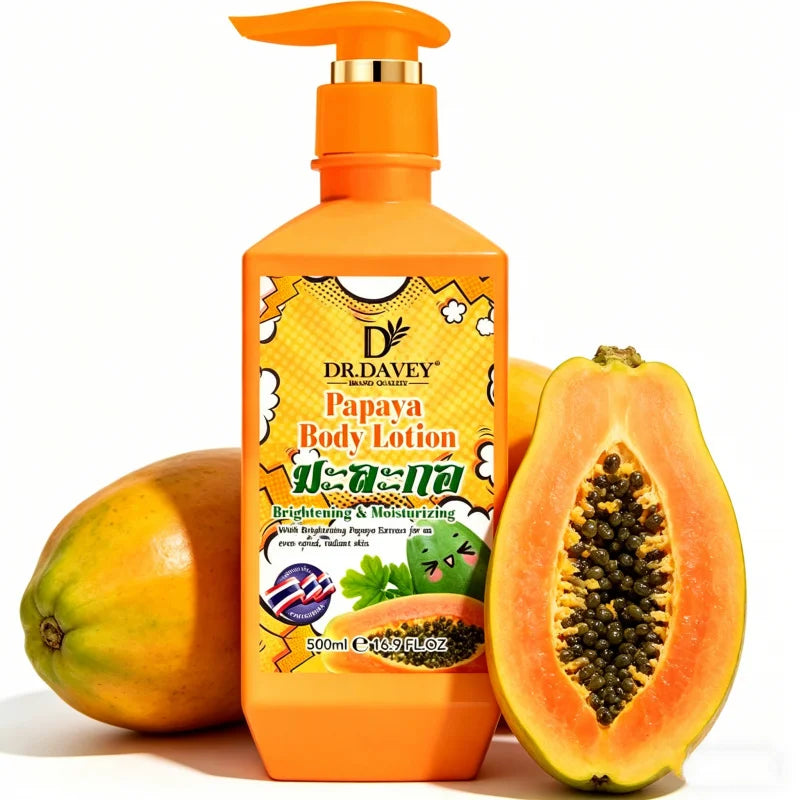 DR.DAVEY 500ml Papaya Brightening Moisturizing Body Lotion