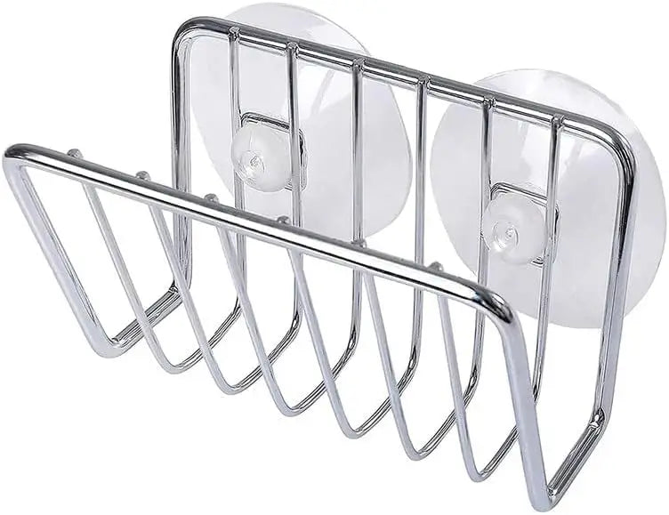 Stainless Steel Sponge Holder | Suction Cup Sink Caddy