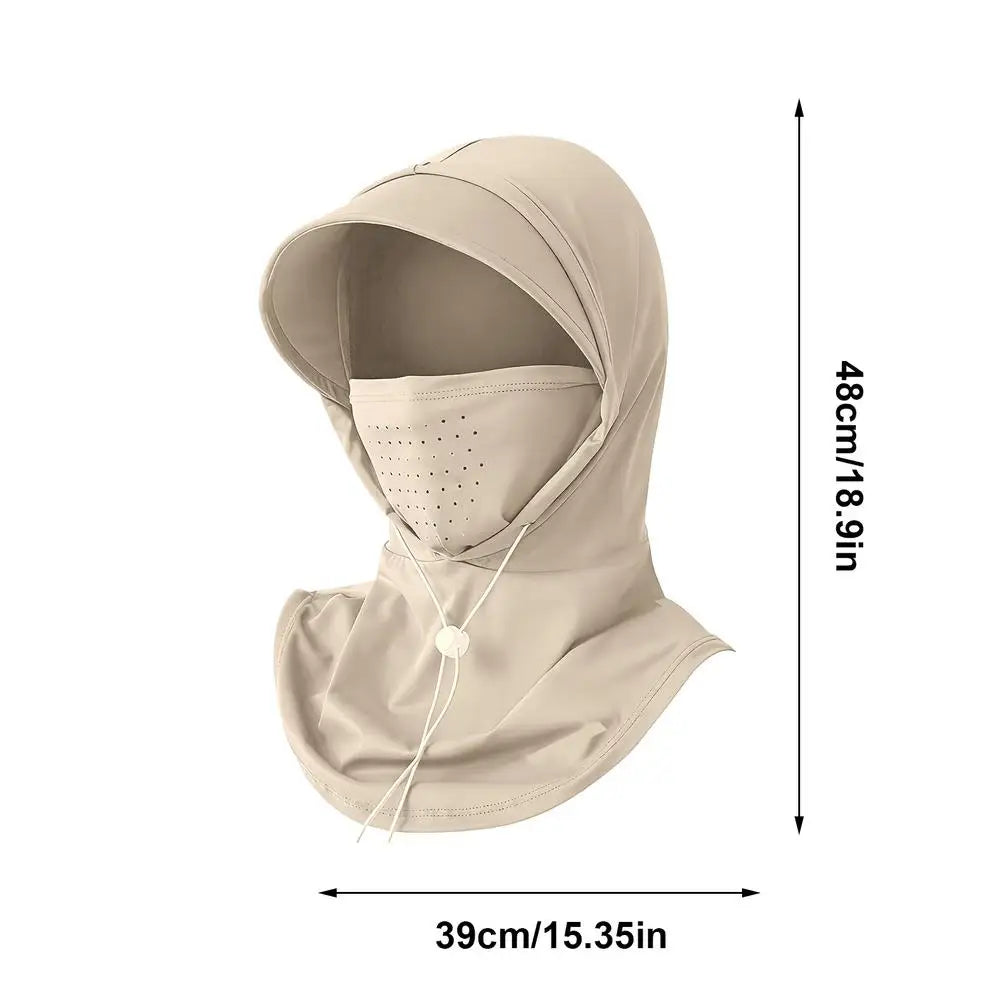 Summer UV Protection Neck Scarf Hat Cover Outdoor Wrap Cover Sports Cycling Sun Proof Mountaineering Scarf  Hat Neck Cover