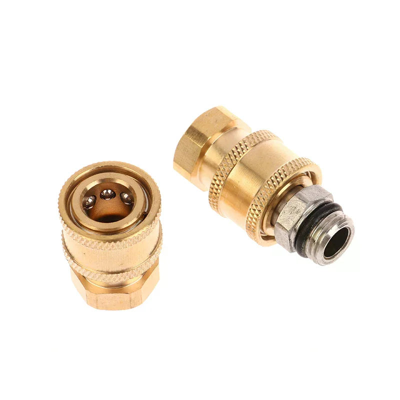Car Washer Foam Lance Connector 1/4 Inch Quick Connect Socket And Quick Connect With Female M14 For Pressure Washer Water Gun Oasis Select