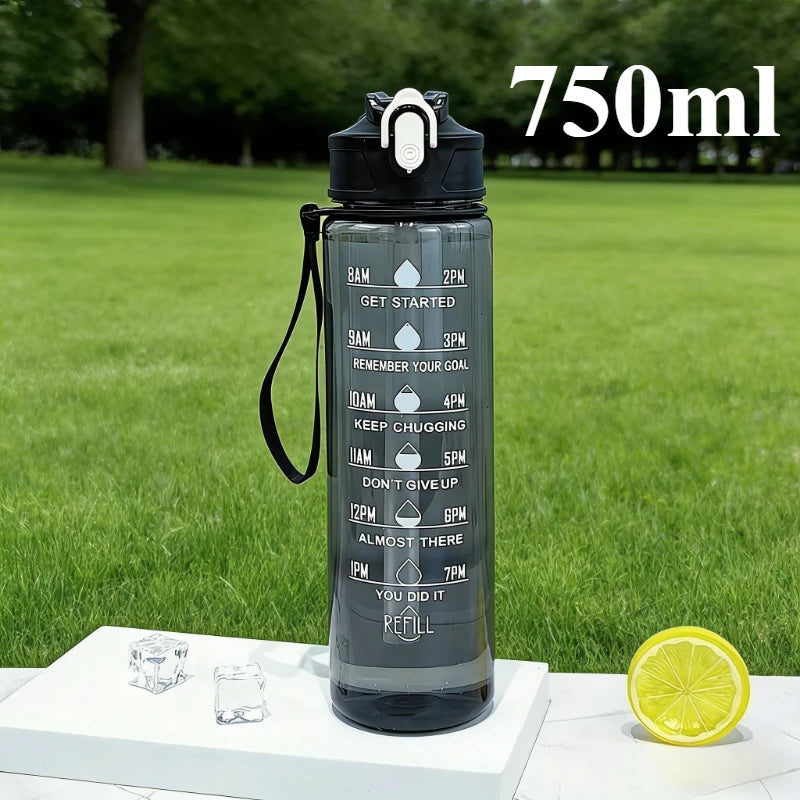 750ML Large Capacity Sports Water Bottle Leak Proof Colorful Plastic Cup Drinking Outdoor Travel Portable Gym Fitness Jugs Oasis Select