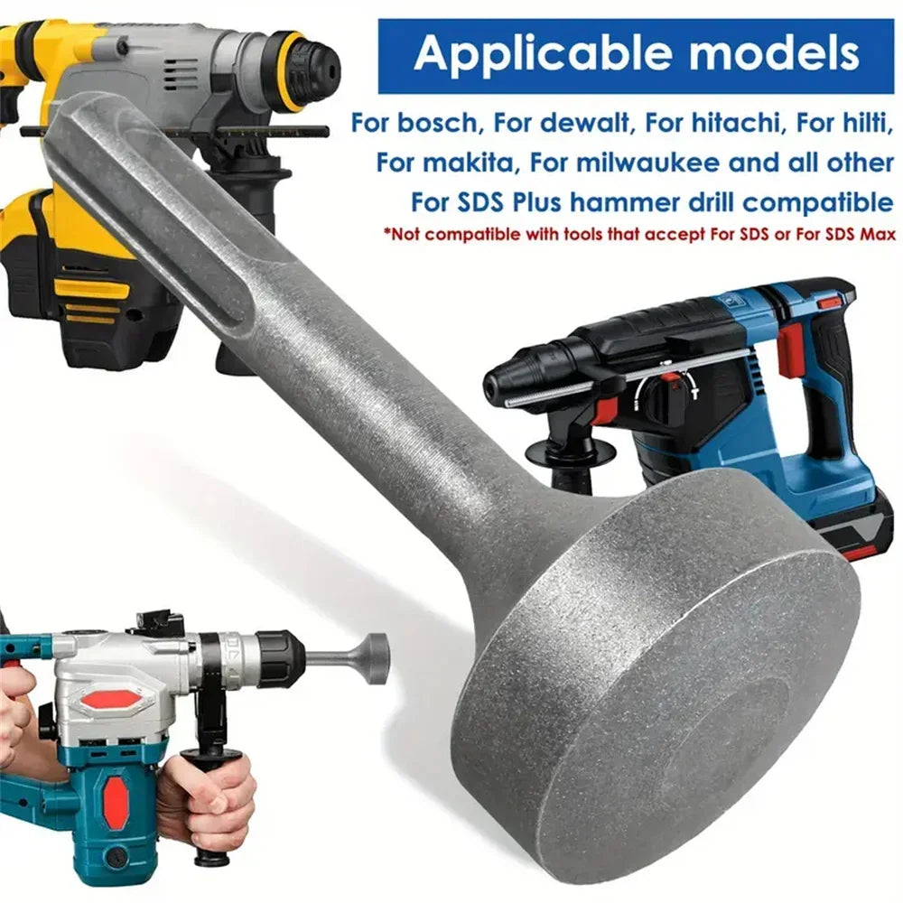 1set Ground Rod Driver 85mm Heavy Duty Steel Drill Bit Driver Wear Resistant Wide Compatibility Ground Rod Bits Socket For Rotar Oasis Select