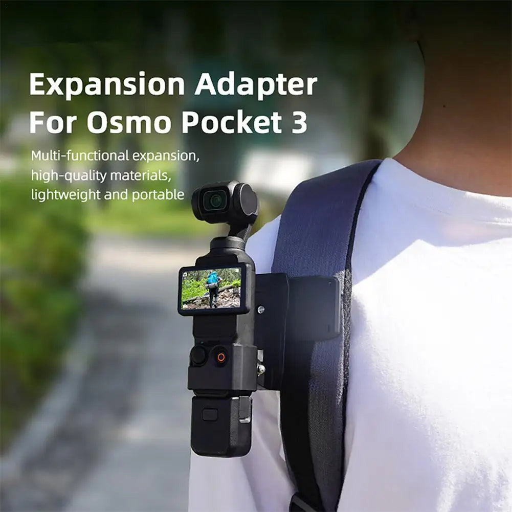 DJI Osmo Pocket 3 Adapter Frame & Backpack Clip Mount Kit
