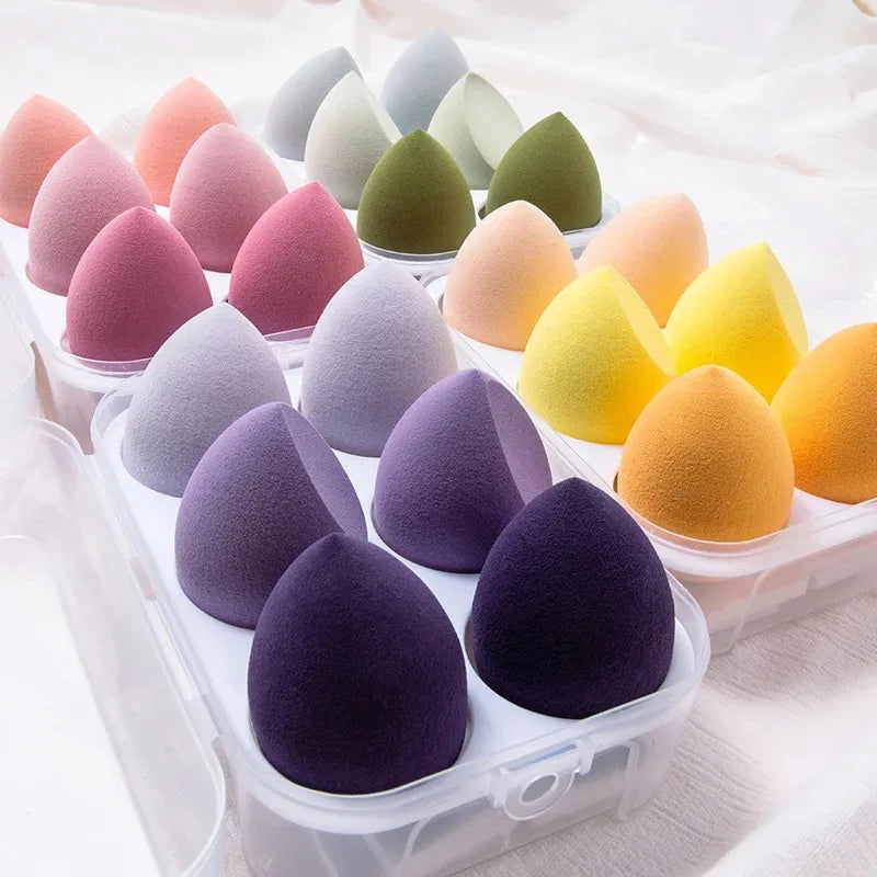 4/8/12/16pcs Makeup Sponge Blender Beauty Egg Cosmetic Puff Foundation Sponges Powder Puffs Women Make Up Accessories Oasis Select