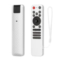 TV Remote Control Cover Silicone Lightweight Shockproof Anti-Slip Scratch Resistant Protective Cover For LG MR25GA Remote Case Oasis Select White
