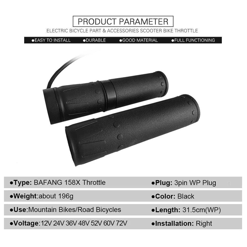 High Quality Outdoor Twisting Throttle Half Twisting Throttle Half Twistting Throttle 12V 24V 36V 48V 52V 60V 72V Oasis Select A