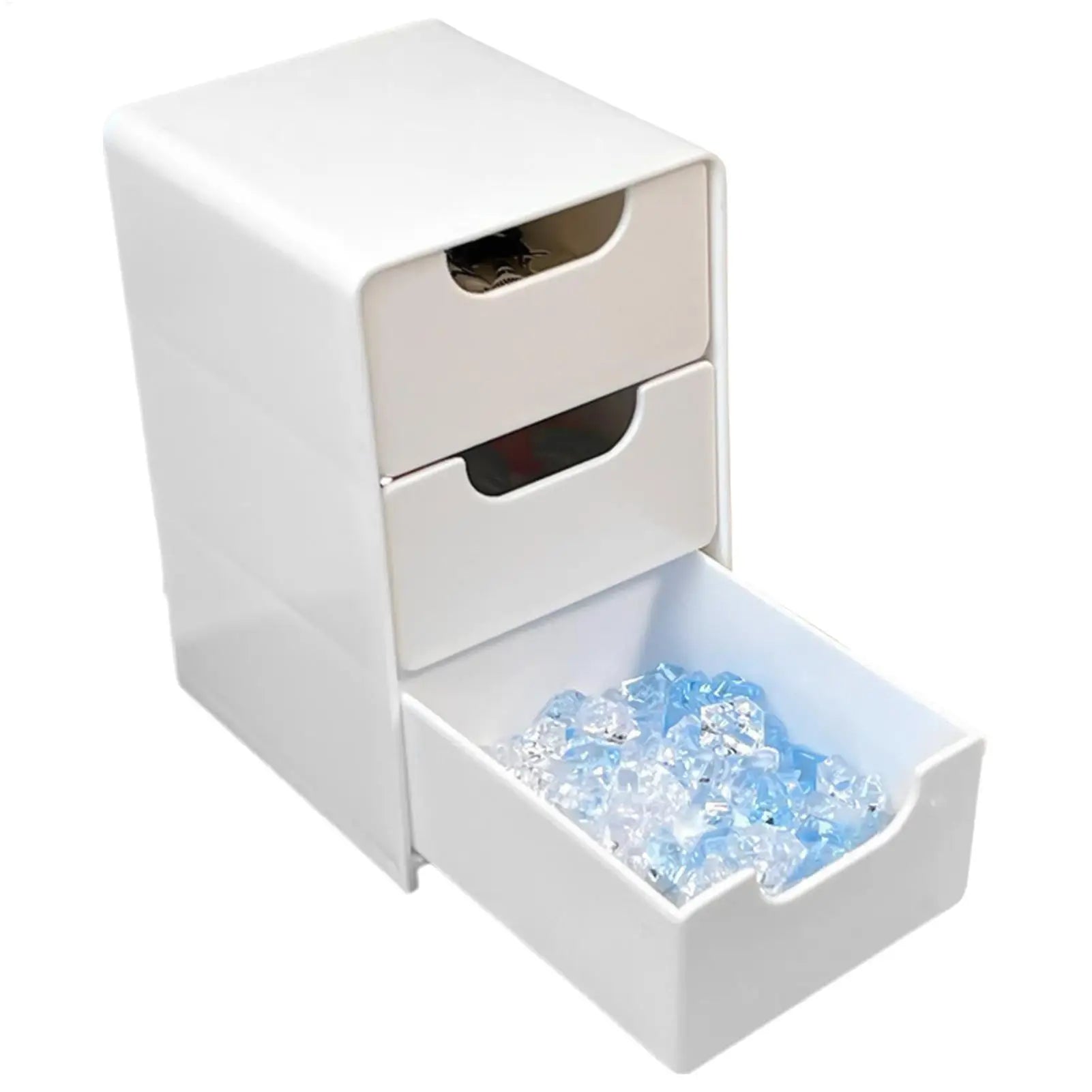 Tabletop Storage Organizer Large Capacity Drawer Organizer Portable Storage Organizer 3 Layer Organizer Box for Home School Oasis Select