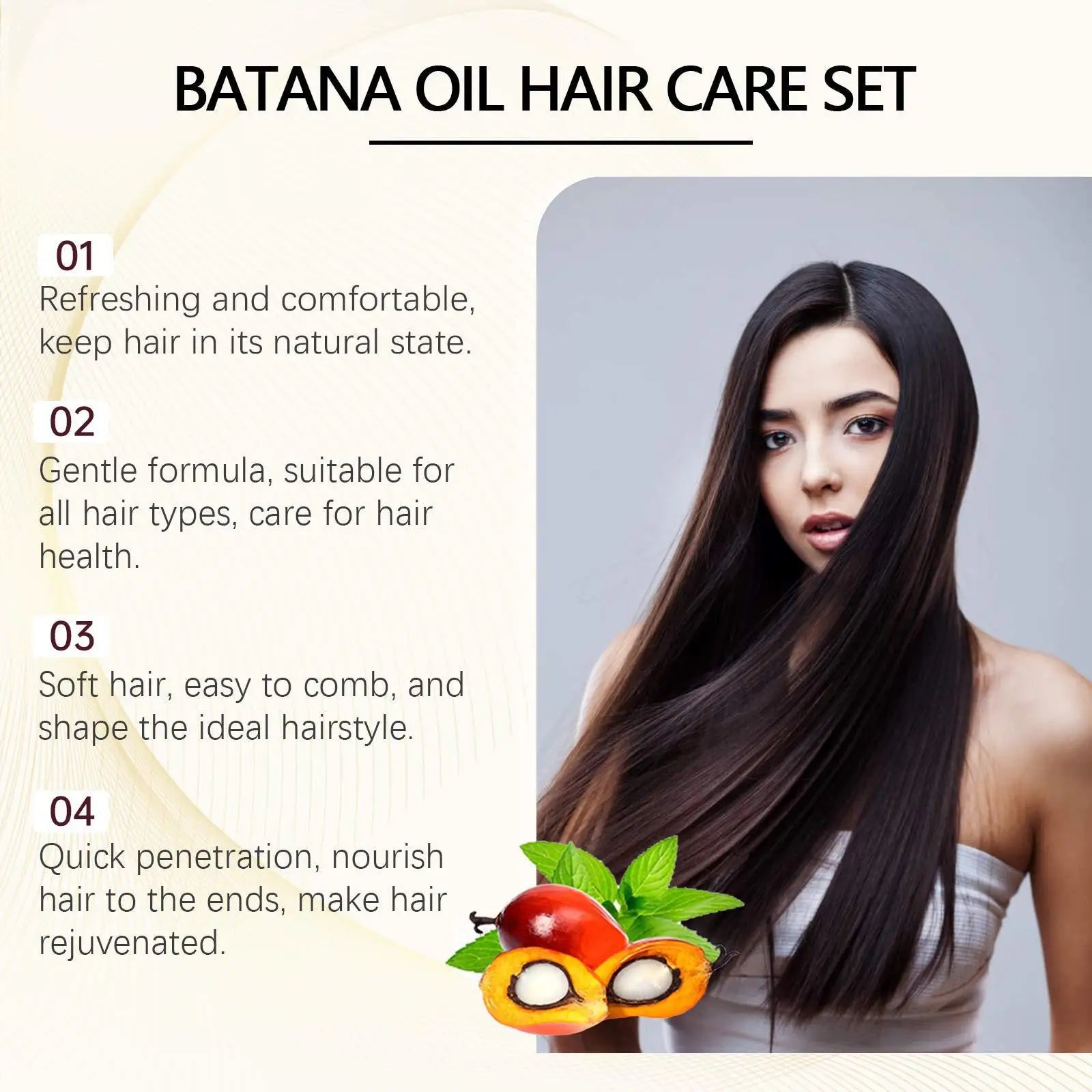 Keratin & Batana Oil Hair Care Kit – Deep Repair & Moisture Hair Treatment Kit Oasis Select