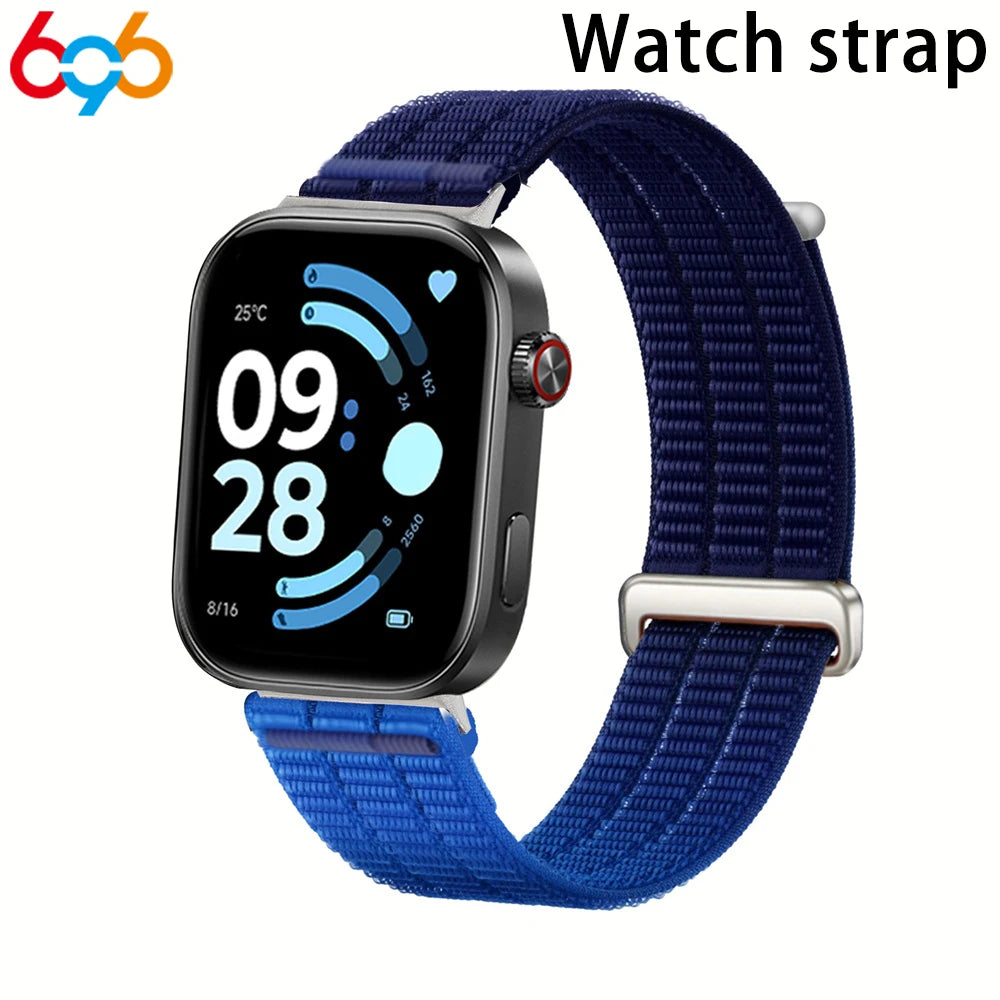Nylon Sports Breathable Strap For Huawei Watch Fit 3 4 4Pro Braided Comfortable Band For Xiaimo 8/9pro Redmi 4 5 6 Watch Straps Oasis Select DB For RM 4 5