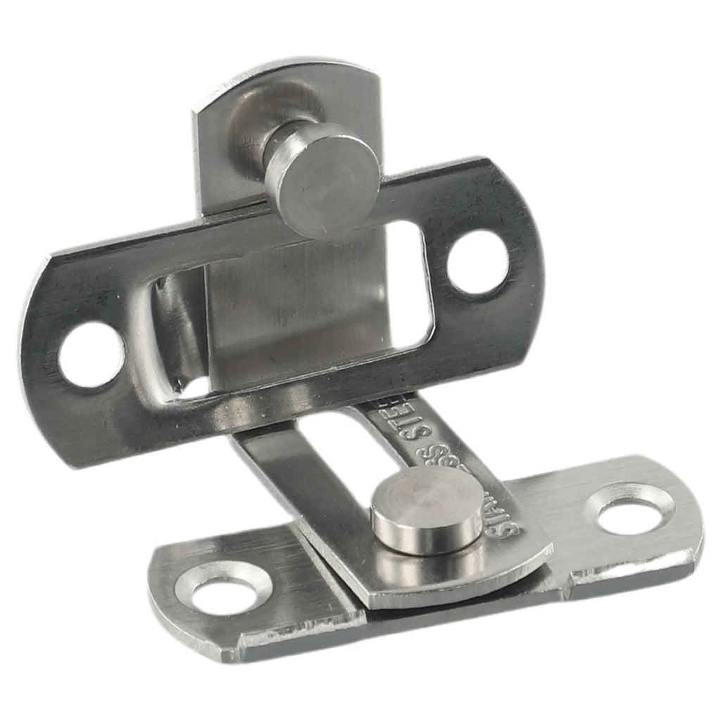 Latch Door Bolt 3Inch Sliding Door Latch 90 Degree Sliding Lock Cabinet Drawer Room Small Pet Cage Accessories