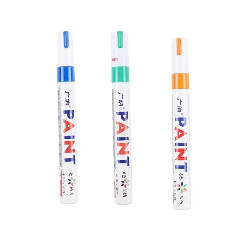 1 Car Paint Pen Waterproof Wheel Tire Oily Painting Mark Auto Rubber