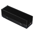 All-Aluminum Grilled Vest M.2 SSD-V3 2280 Solid State Drive; High-Efficient NVME with Dual Heat Pipe for Gamers. Oasis Select black