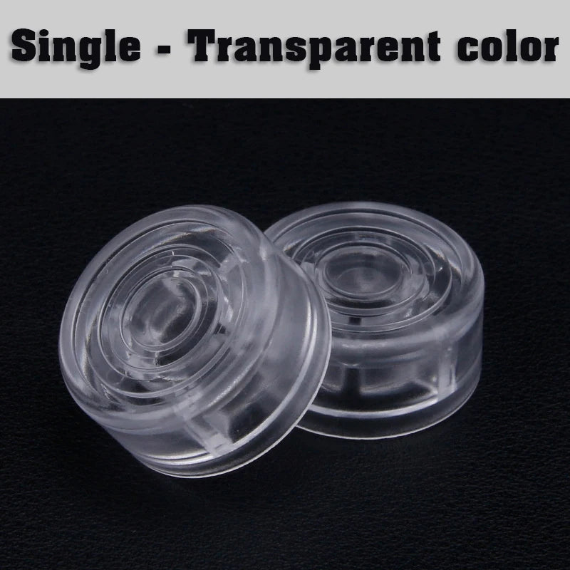 1PCS Footswitch Topper Guitar Pedal Topper Multi Color Pedal Button Caps Guitar Pedal Stomp Knobs For Pedal Board Oasis Select Transparent