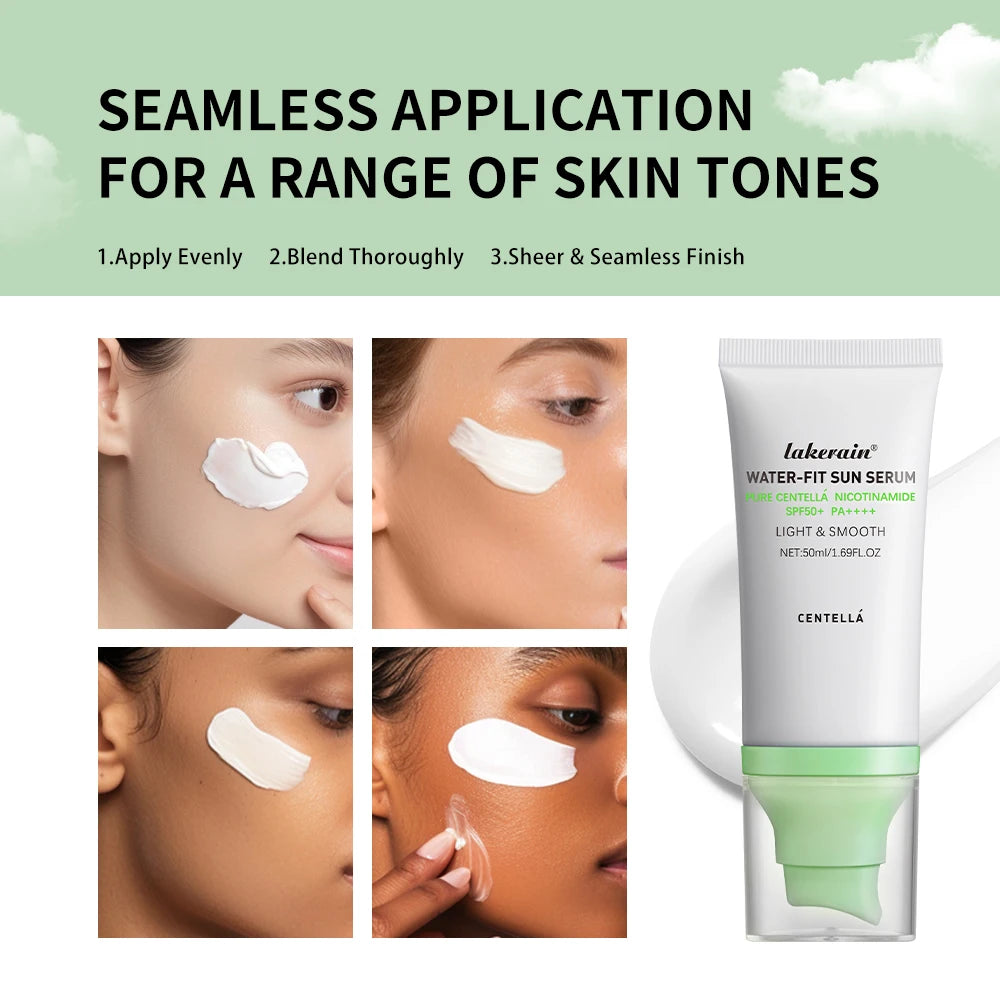SPF50 Sunscreen Centella Lotion Korea Facial Long-Lasting Sun Protection Non-Greasy Sun Block Prevent Sunburn Face Skin Care Oasis Select