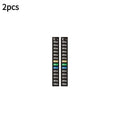 Digital Aquarium Home Stick-on Thermometer Fish Tank Strip Dual Scale C/F Discolor Temperature Measurement Sticker Tools Oasis Select 2pcs