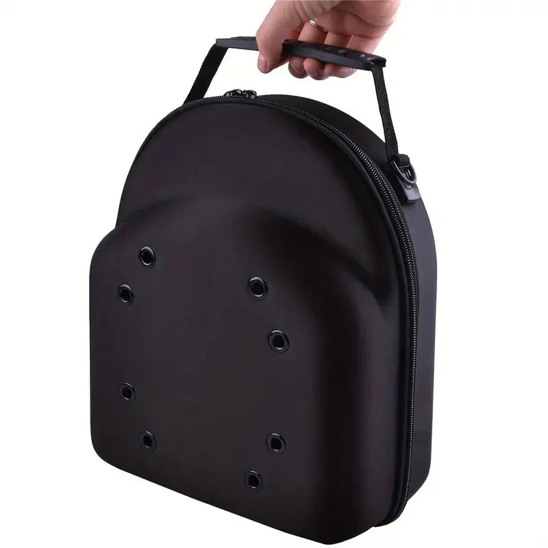 Hat Travel Bag Baseball Cap Case Sport High Quality Storage Box Display EVA Carrying Bags Solid Color Unisex Baseball Oasis Select black