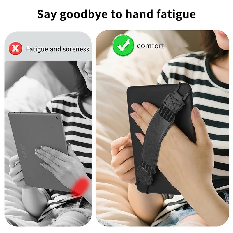 Reliable Stand Handle Grip for 6-11" Tablets; Designed for iPad, Samsung, Xiaomi; Ideal for Kindle Kobo Voyaga eReaders Oasis Select