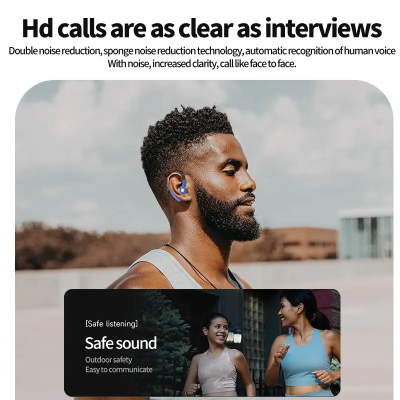 Bluetooth Business Earphones Talk/Music Time 20/30 Hours LED Digital Display With MlC Noice Cancelling Wireless Headset Oasis Select