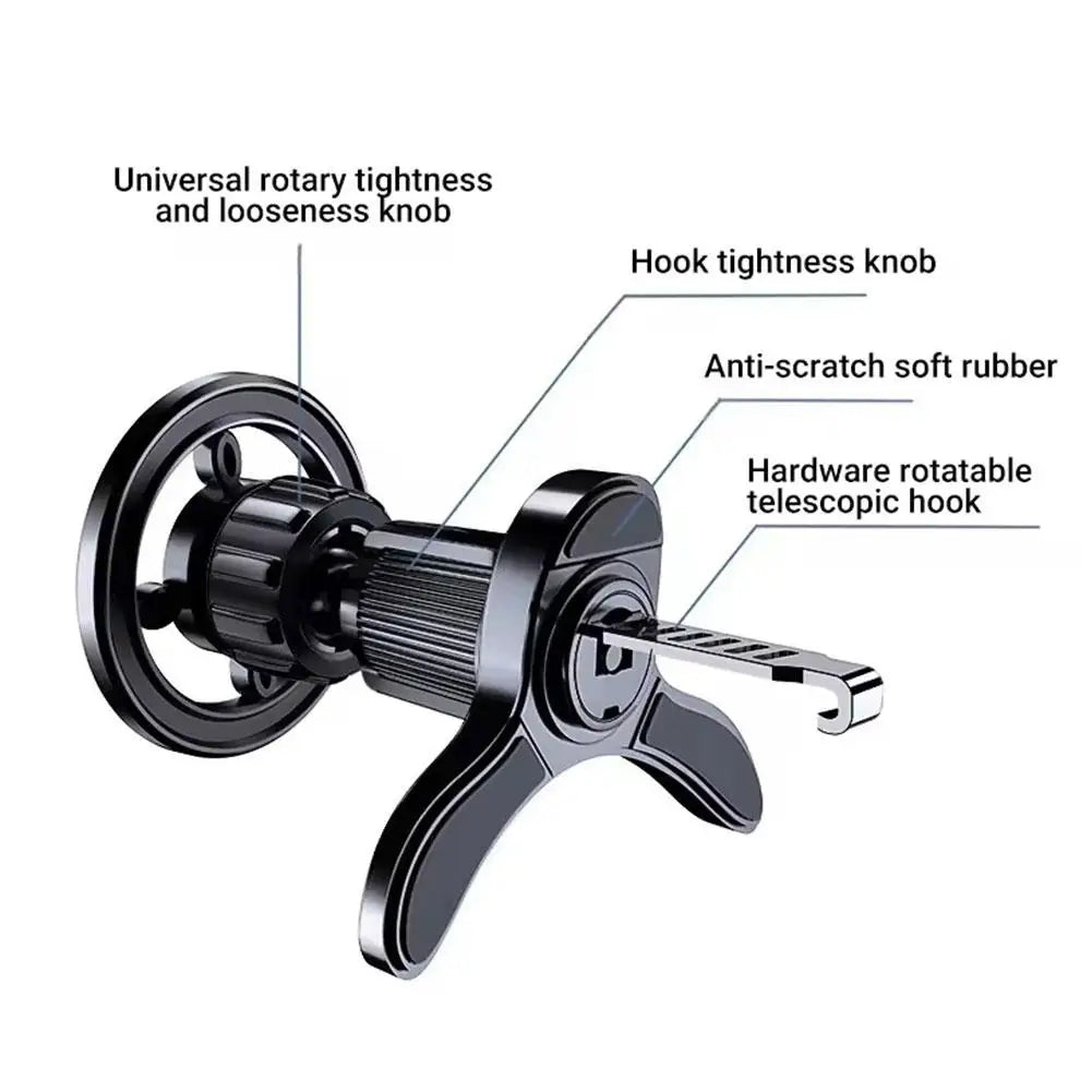Magnetic Car Phone Holder – 17 Magnets, 360° Air Vent Mount Car Phone Mount Oasis Select