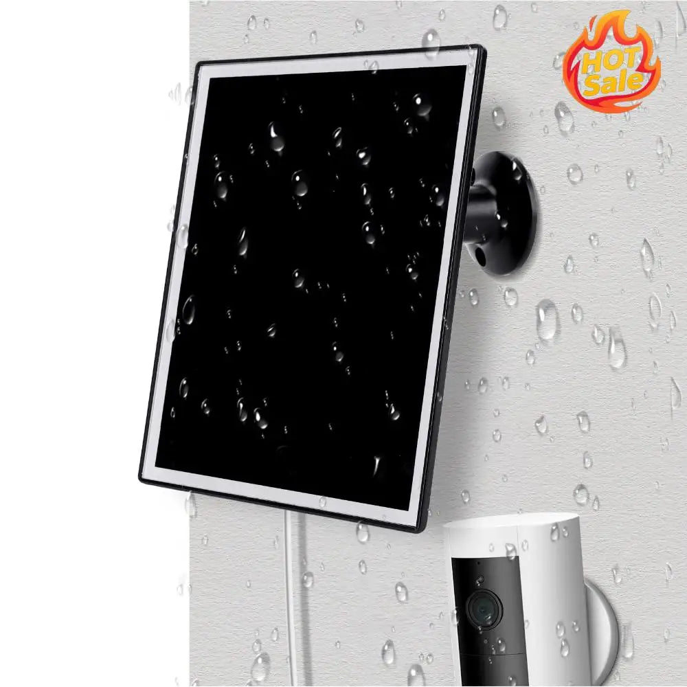 Outdoor Cam Battery 22%-24% Energy Conversion Rate Versatile Power Supply 6W5V Solars Charger for Ring Stick Up Cam Pro/Plus Oasis Select