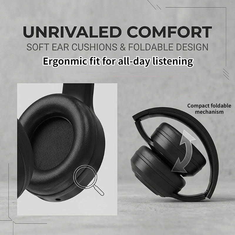 M5 Over Ear HIFI Stereo Headsets Wireless Bluetooth 5.3 Headphones Sports Gaming Earphones Support TF/AUX noise reduction Oasis Select