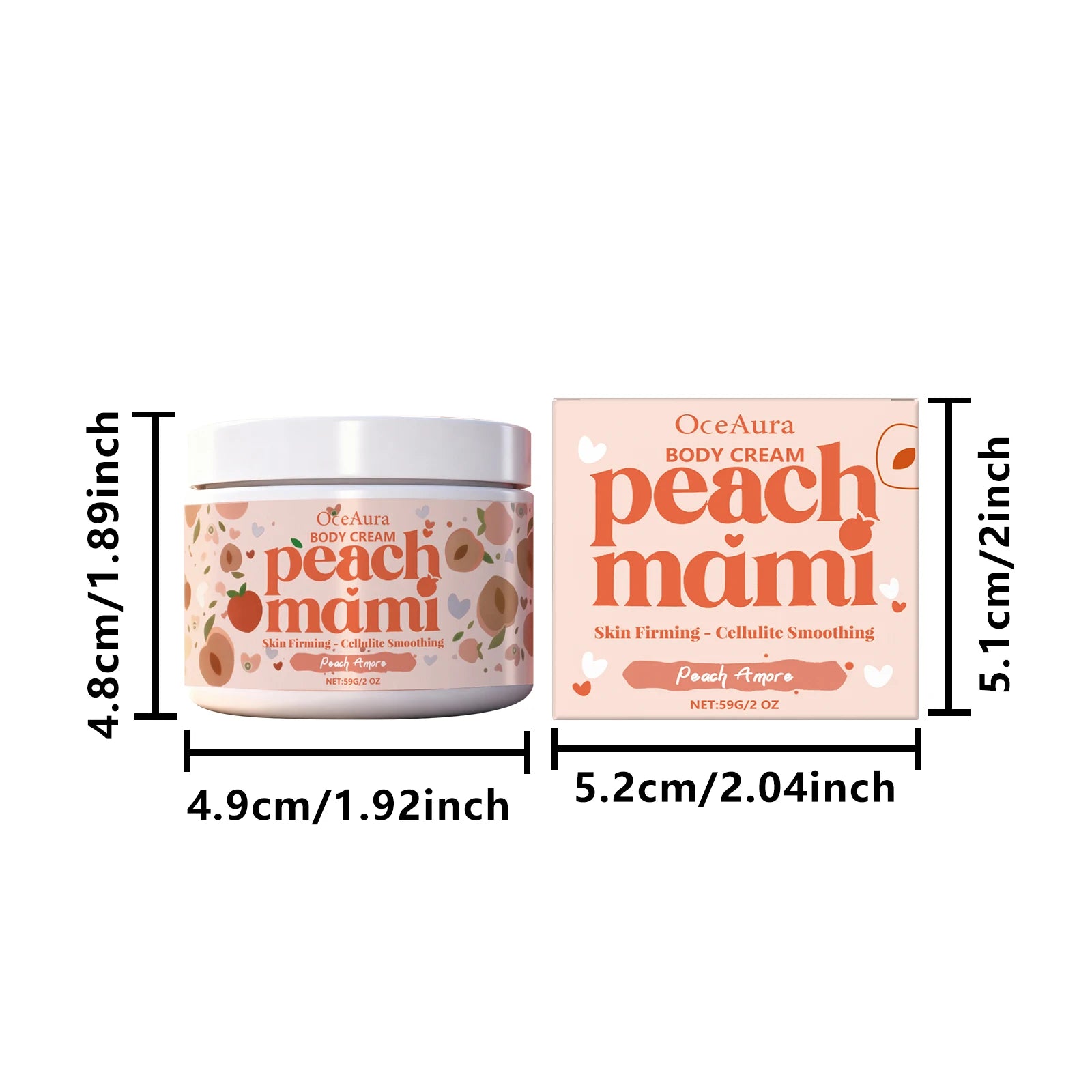 OceAura Peach Firming Body Cream – Tighten, Lift & Moisturize Firming Body Cream Oasis Select